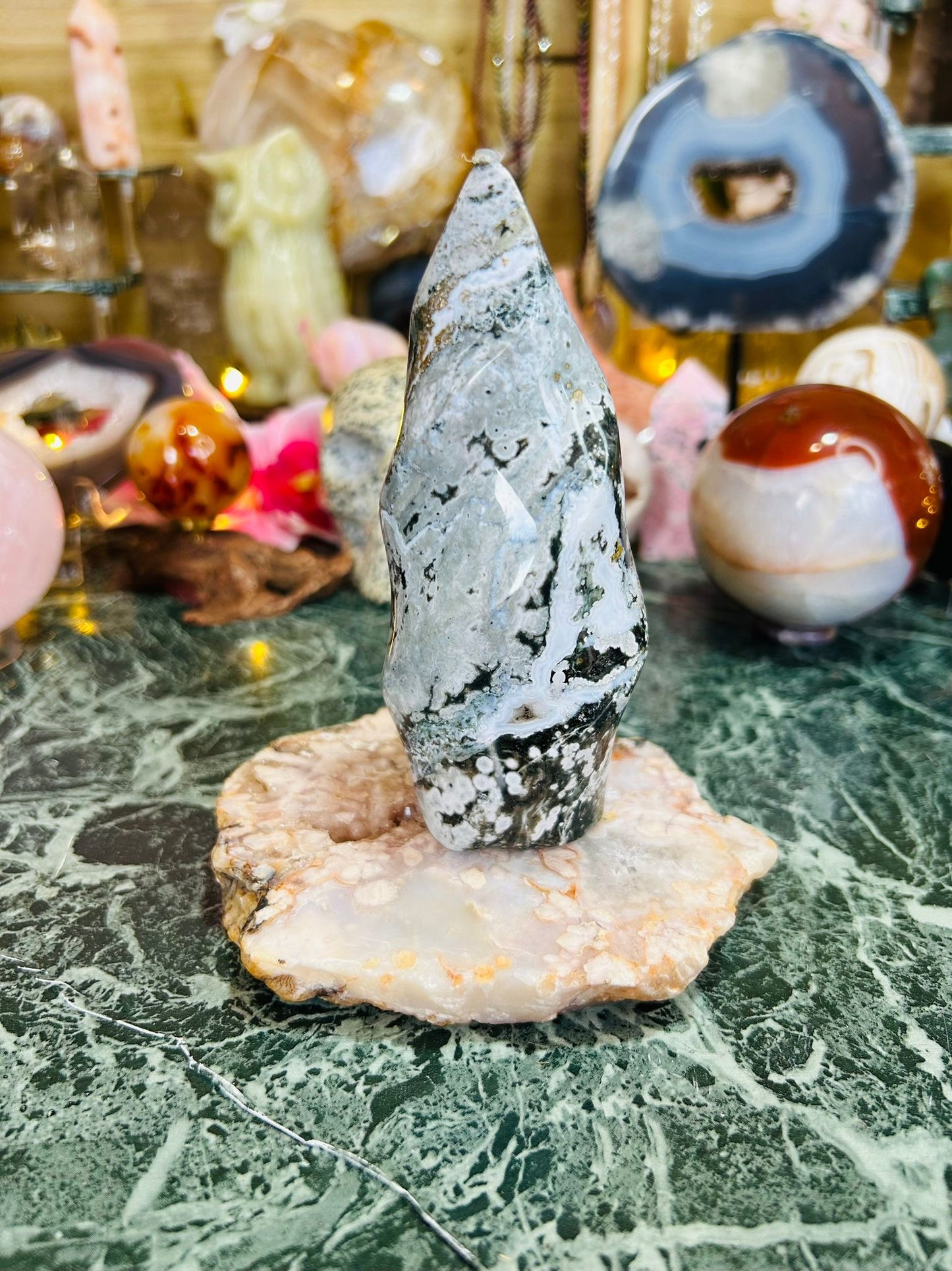 Ocean jasper flame