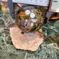 Volcano agate sphere