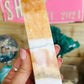 Orange calcite tower