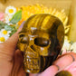 Tigers eye skull