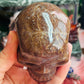 Red rutile skull