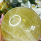 Asterism citrine sphere - heat treated