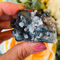 Quartz with barite and hematoid
