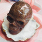 Red rutile skull