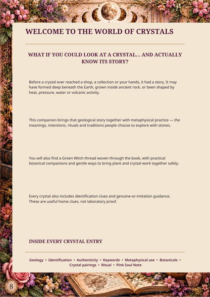 Pink soul harmony’s Crystal companion ~ the ultimate Crystal guide