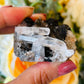 Quartz with barite and hematoid