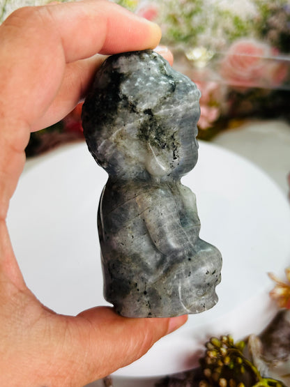 Labradorite Buddha