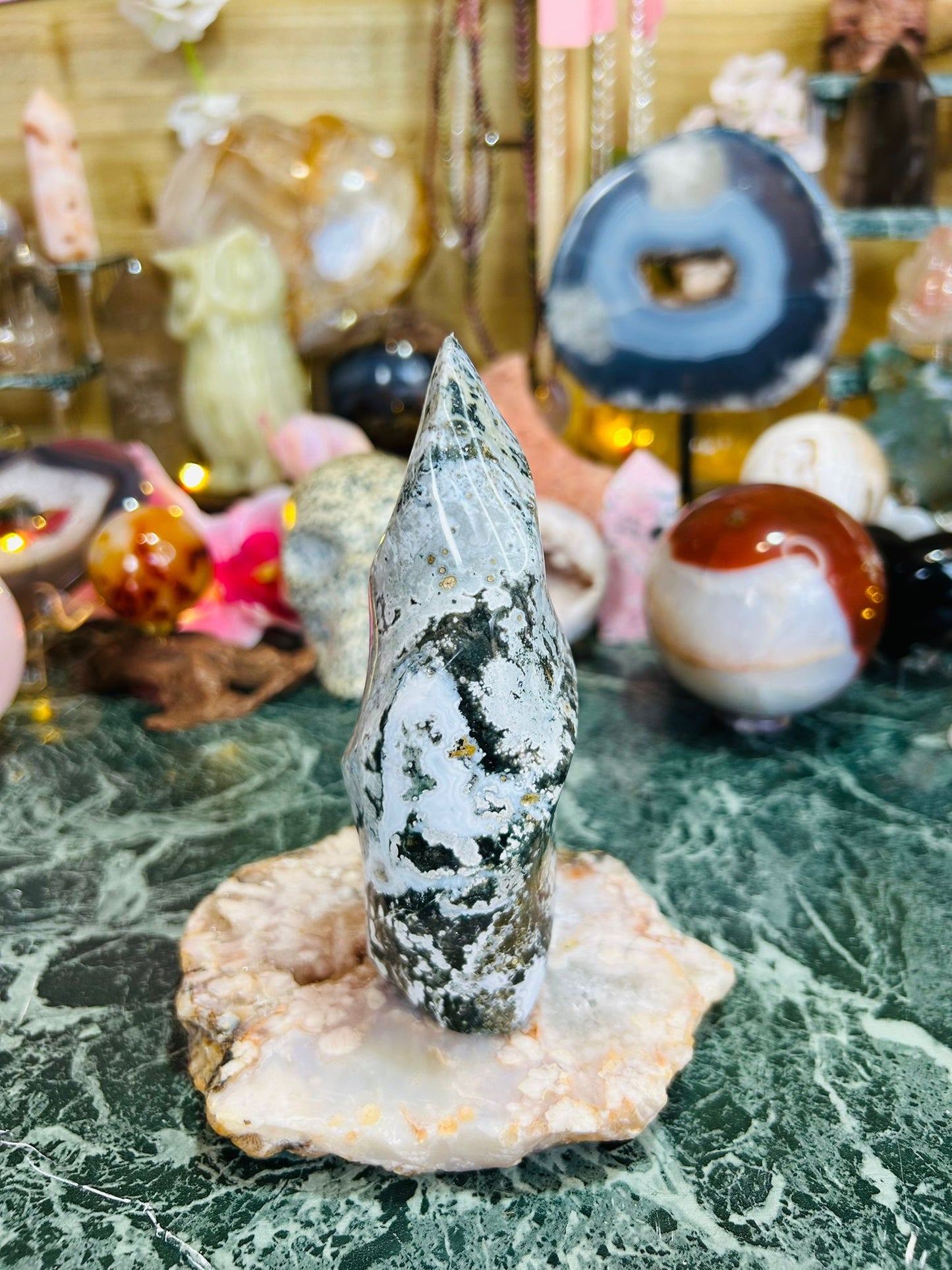 Ocean jasper flame