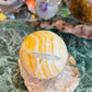 Orange calcite sphere
