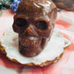 Red rutile skull