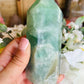 Green fluroite tower