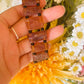 Raw amber bracelet