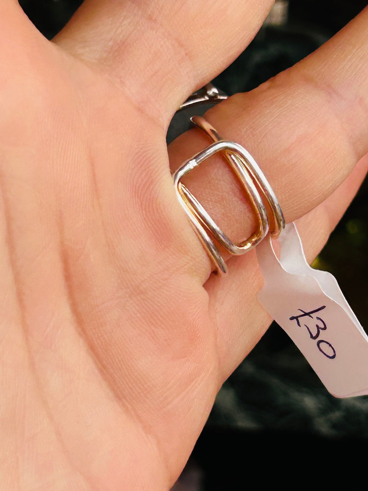 Aquamarine ring - not s925