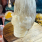 Smoky quartz skull