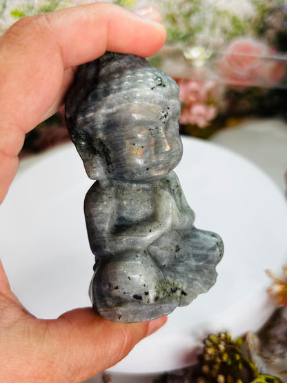 Labradorite Buddha