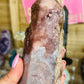 Pink amethyst tower