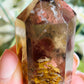 Smoky quartz with garden quartz