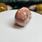 Rhodochrosite skull