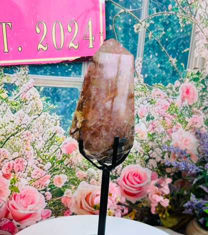 Copper rutile on stand
