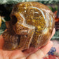 Red rutile skull