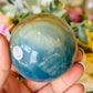 Blue onyx sphere