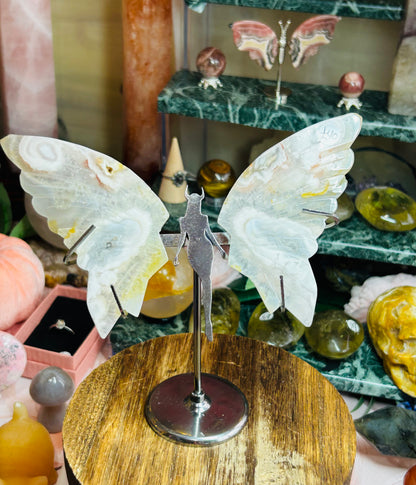 Pink amethyst wings