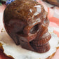 Red rutile skull