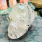 Tourmaline in quartz skull