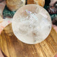 Clear quartz sphere