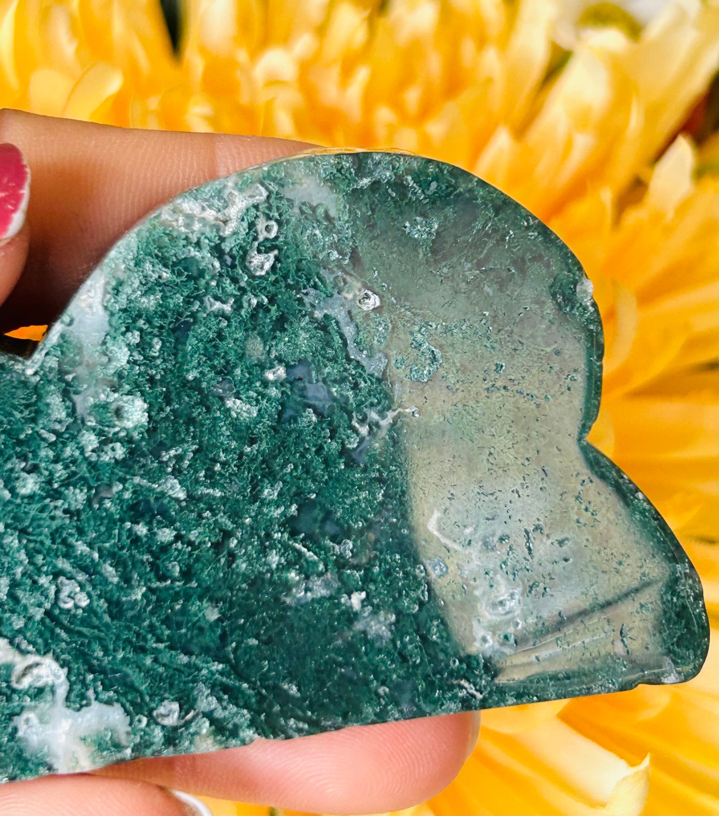 Dark moss agate cloud