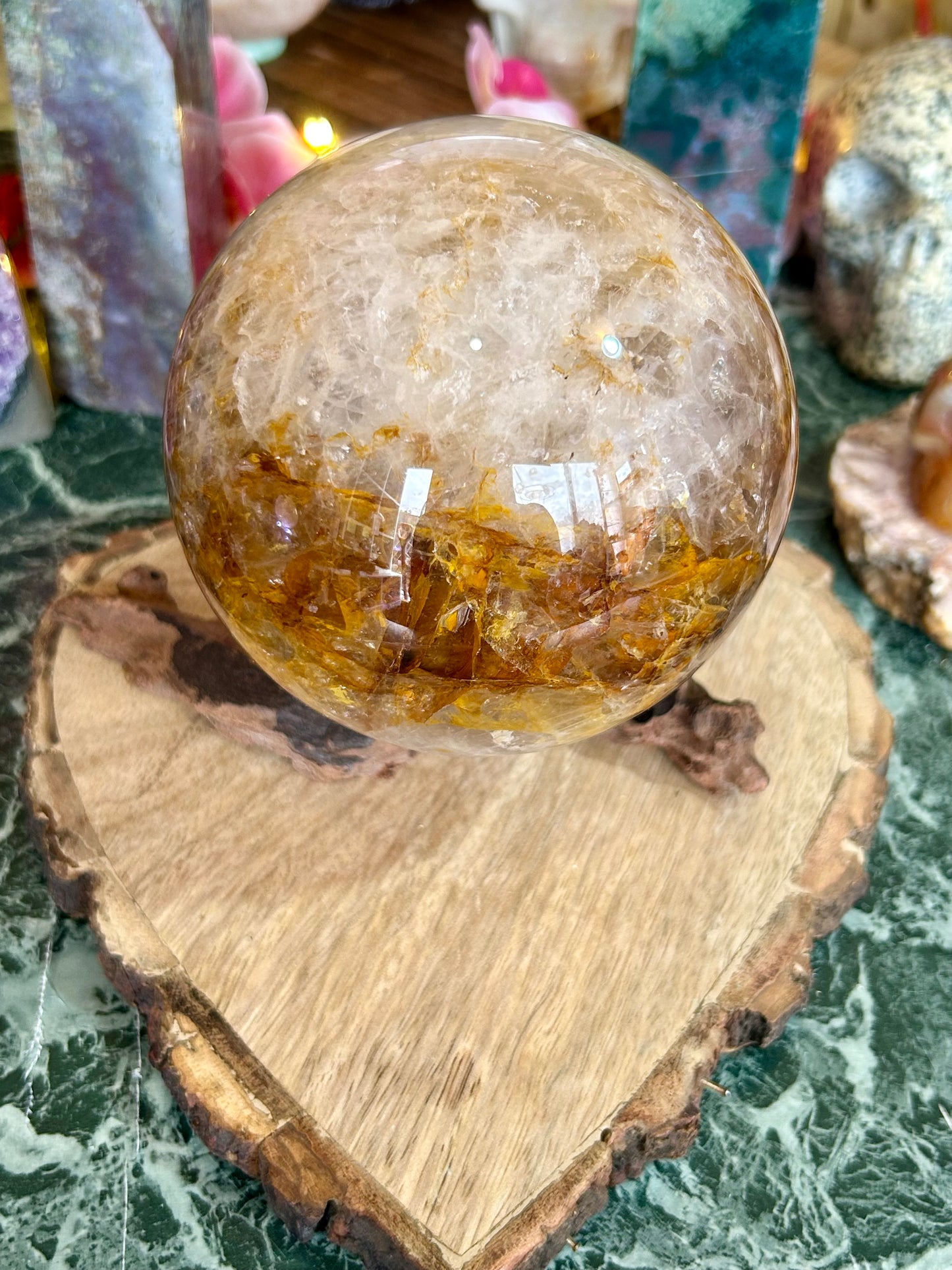 Golden healer sphere
