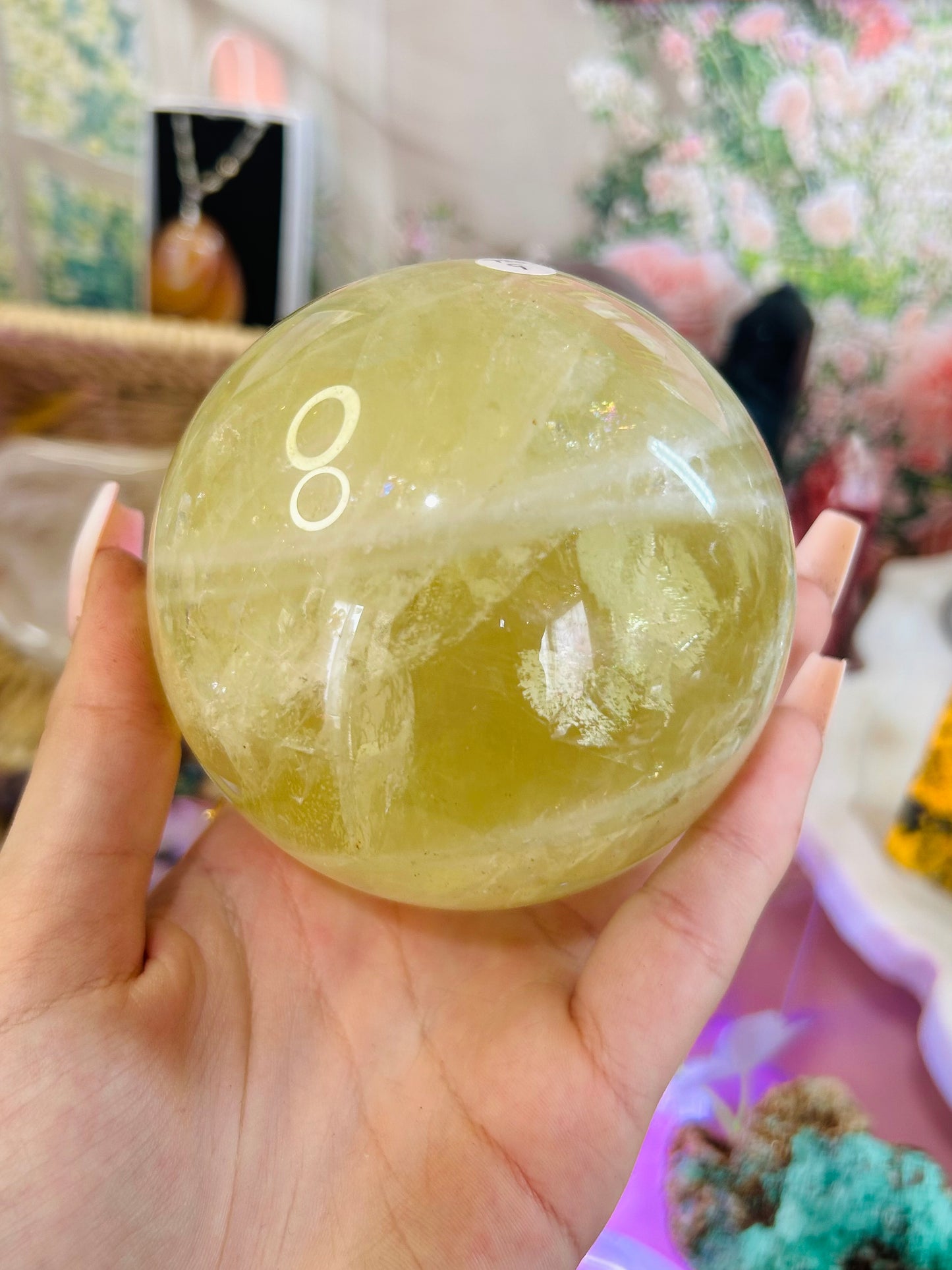 Citrine sphere