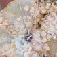 Amethyst snake pendant on s925 20” chain