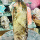 Smoky citrine tower with phantom