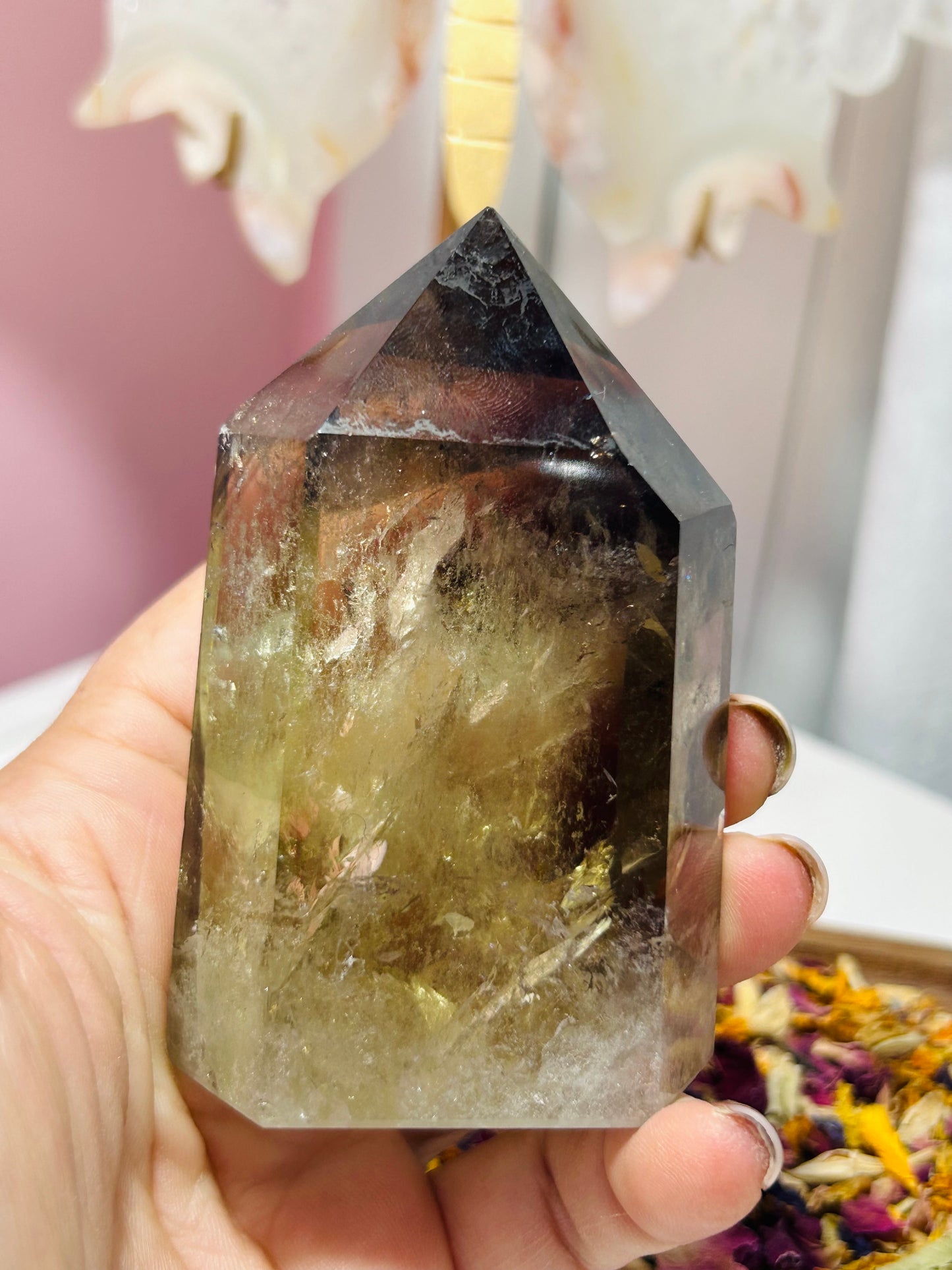 Smoky phantom  citrine