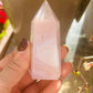 Pink agate tower