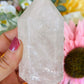 Clear quartz tower
