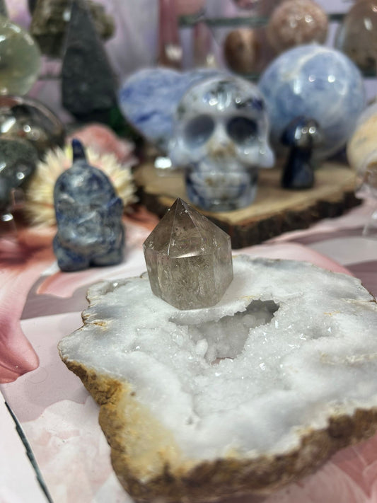 Smoky quartz mini cupcake