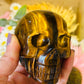 Tigers eye skull