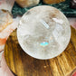 Clear quartz sphere