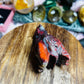 Mexican lace agate dragon head with druzy