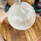 Clear quartz sphere