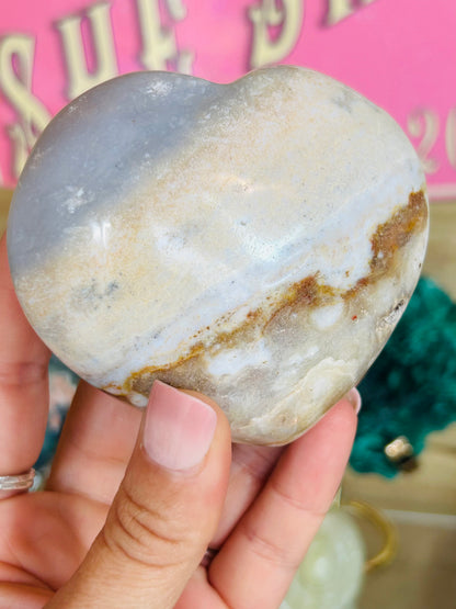 Ocean jasper heart