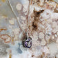 Amethyst snake pendant on s925 20” chain