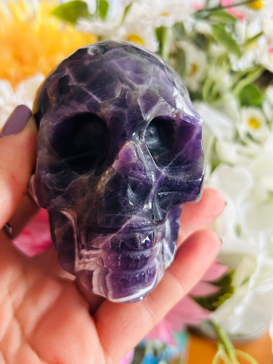 Dream amethyst skull
