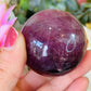 Purple fluorite sphere