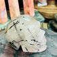 Tourmaline in quartz skull