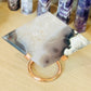 Volcano agate rhombus no stand