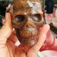 Red rutile skull