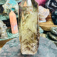 Smoky citrine tower with phantom